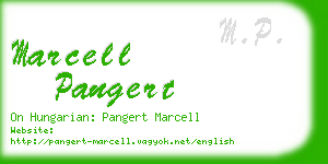 marcell pangert business card